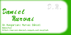 daniel murvai business card