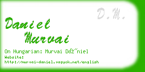 daniel murvai business card